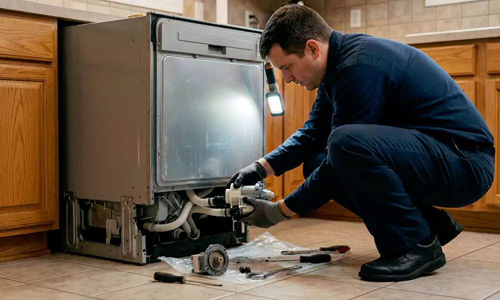 Dishwasher Pump Replacement in Winston-Salem, NC
