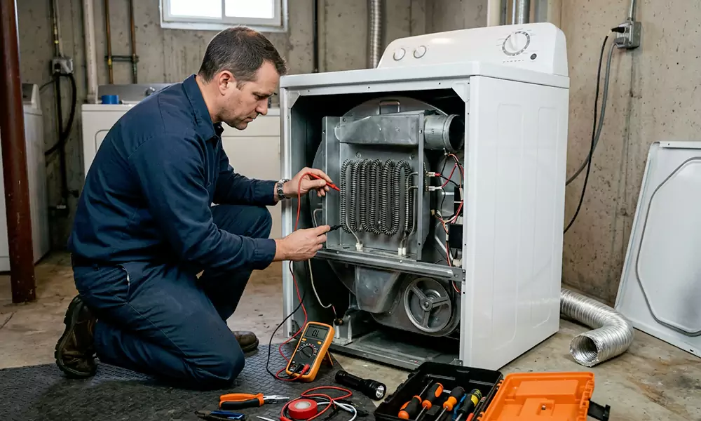 Dryer Not Heating Repair in Winston-Salem, NC