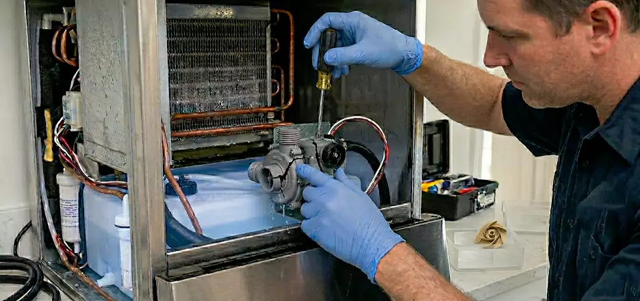 Commercial Ice Maker Water Pump Repair in Winston-Salem
